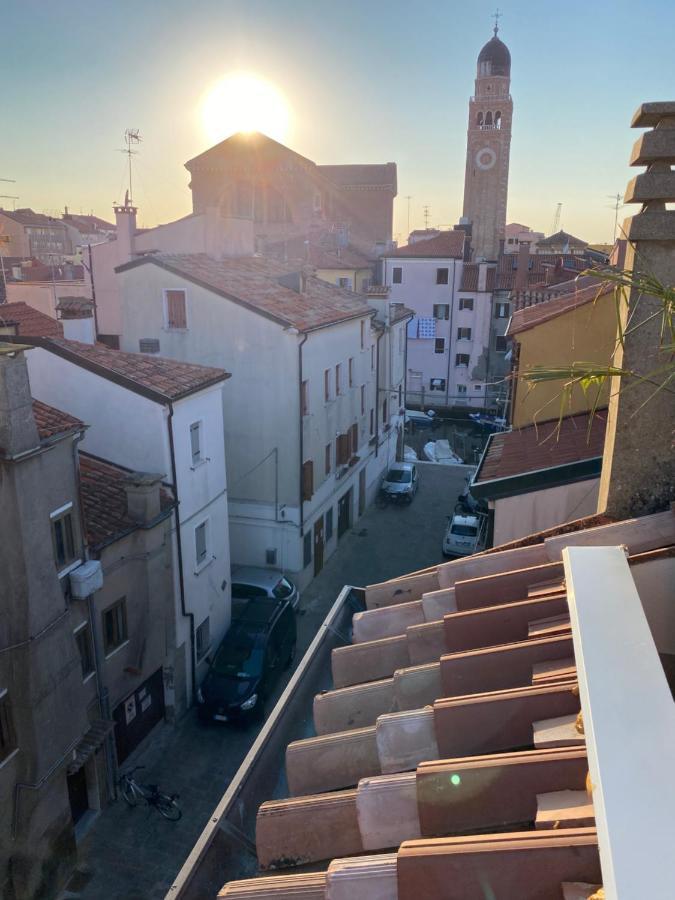 Laguna Blu Camera Tramonto Con Terrazza Panoramica In Comune Chioggia Kültér fotó